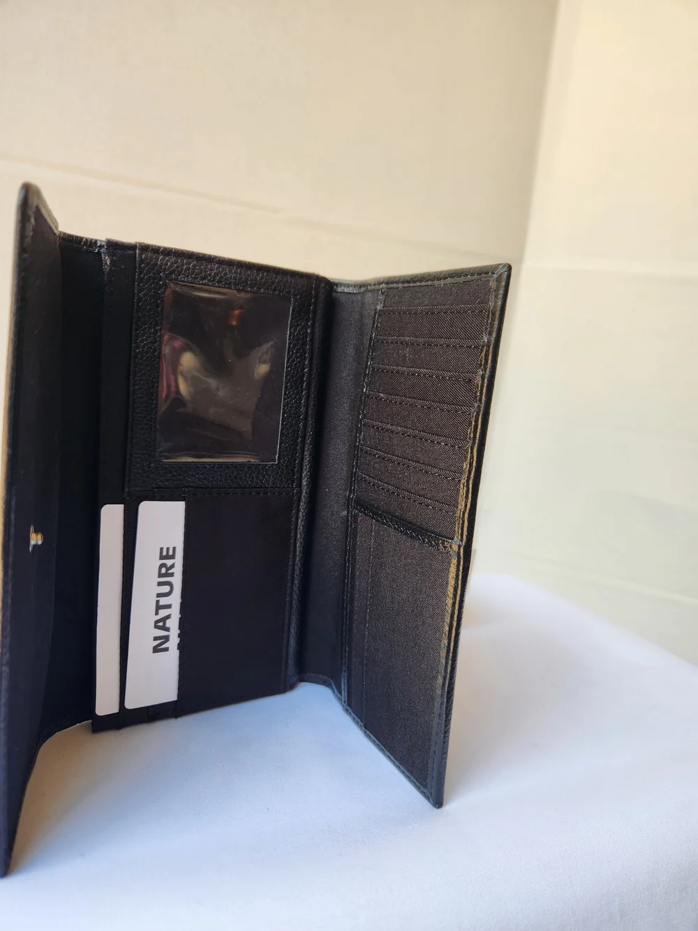 Timberland Womans Black Leather Wallet - Premium Genuine Leather